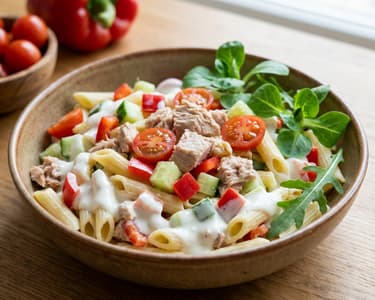Pasta salad with tuna