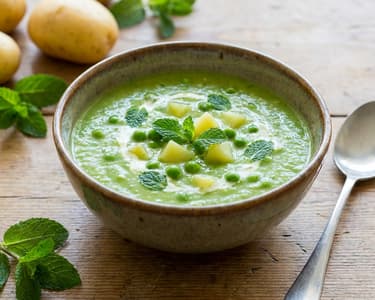 Pea Soup with Mint