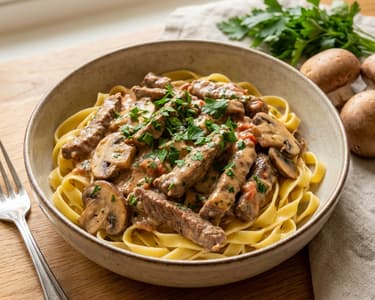 Beef Stroganoff
