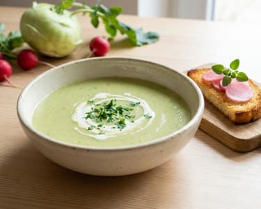 Kohlrabi Soup