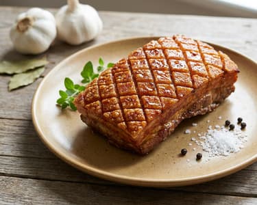 Slow-Roasted Pork Belly by Pavel Berky