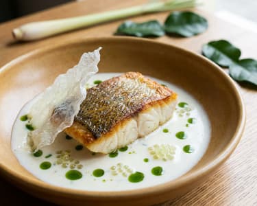 Cod with Tom Kha Sauce