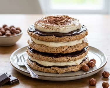 Meringue Cake with Mascarpone Cream