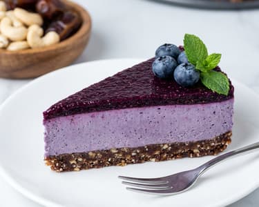 No-bake blueberry cheesecake