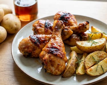 Křupavá kuřecí stehýnka