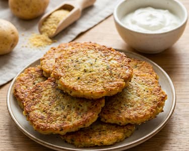 Potato Pancakes with Quark