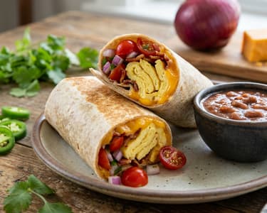 Snídaňové burrito