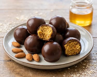Chickpea Balls with Chocolate