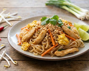 Thajské nudle Pad thai