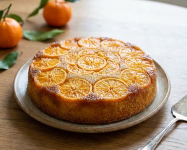 Upside-down Mandarin Cake