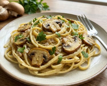 Creamy Pasta with Mushrooms