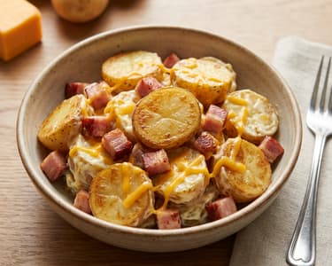Potato salad with bacon and cheddar by Pavel Berky