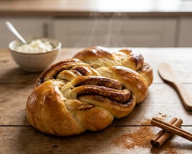 Cinnamon Christmas Bread by Pavel Berky