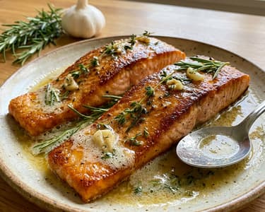 Losos pečený na pánvi podle Pavla Berkyho