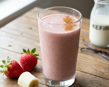 Strawberry banana smoothie