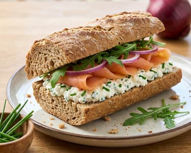 Smoked Salmon Sandwich