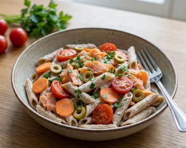 Pasta with Smoked Salmon
