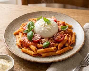 Čerstvé penne pomodoro