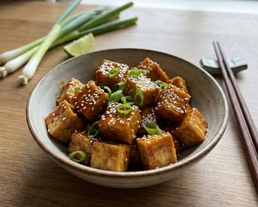Crispy Sticky Tofu
