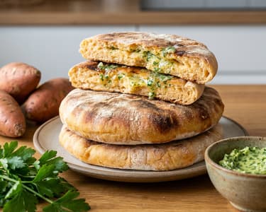 Bolo de caco (Portuguese bread)