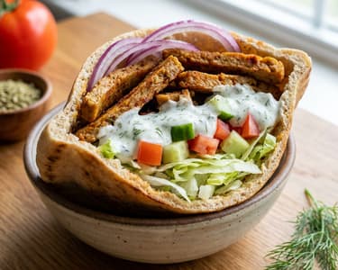 Plant-based Gyros
