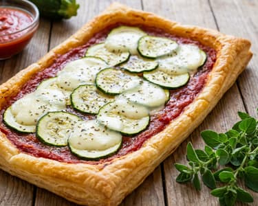 Slaný koláč s cuketou