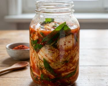Kimchi s medvědím česnekem podle Pavla Berkyho