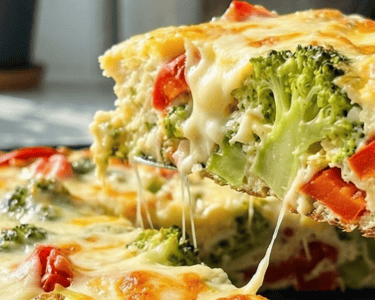 Slaná vaječná frittata se zeleninou