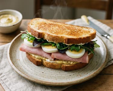 Ham and Egg Sandwich