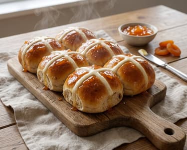 Velikonoční cross buns