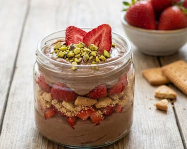 Chocolate Hummus in a Jar