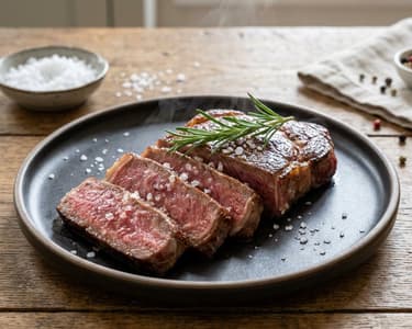 Wagyu steak s rozmarýnem a mořskou solí