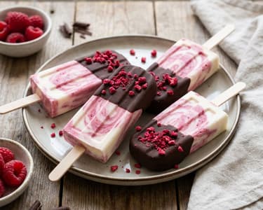 Nanuky à la malinový cheesecake