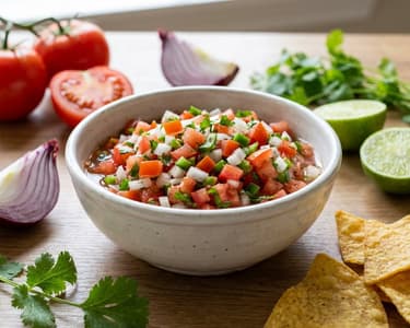 Rajčatová salsa (Pico de gallo)