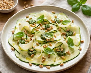 Zucchini carpaccio