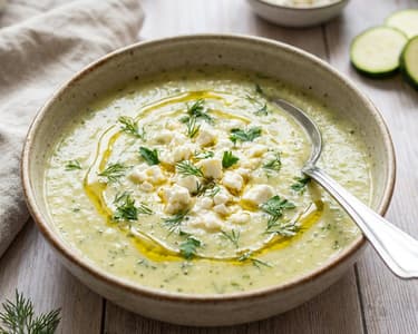 Zucchini soup | Creamy and full of flavor