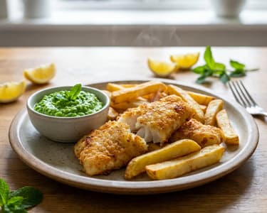 Fish and chips | Crispy baked version
