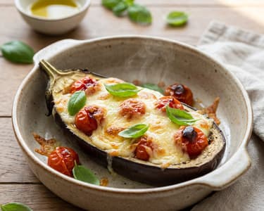 Baked eggplant with tvarůžky | Healthy and quick dinner
