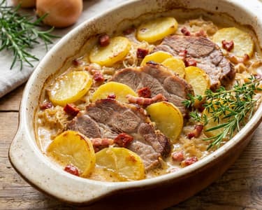 Pork Neck with Cabbage