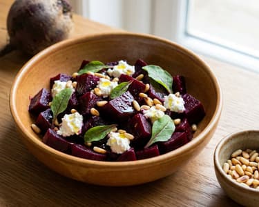 Beetroot Salad with Goat Cheese