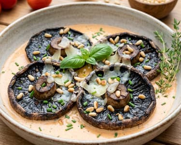 Grilované žampiony portobello