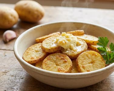 Roasted Potatoes with Garlic Butter