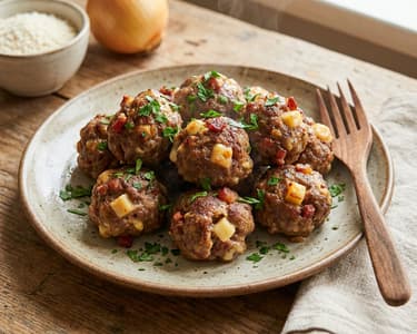 Meat Rolls with Smoked Cheese