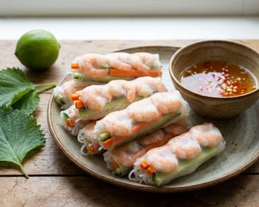 Letní závitky se zálivkou Nước chấm