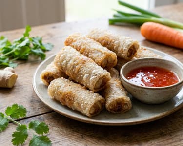 Spring Rolls with Poultry Meat