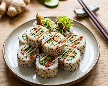 Uramaki – kalifornské rolky se sezamovým semínkem