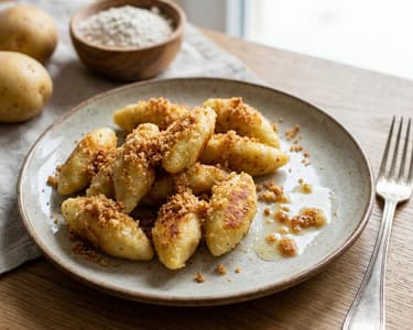 Potato Dumplings with Breadcrumbs