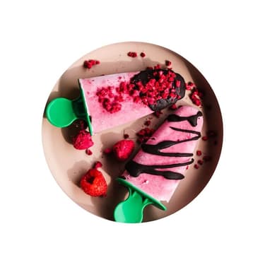 Malinové nanuky s tvarohem