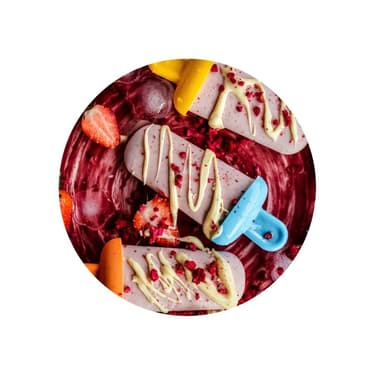 Jahodové smetanové nanuky