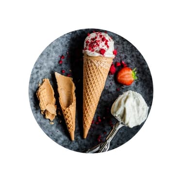 Tvarohová zmrzlina s vanilkou